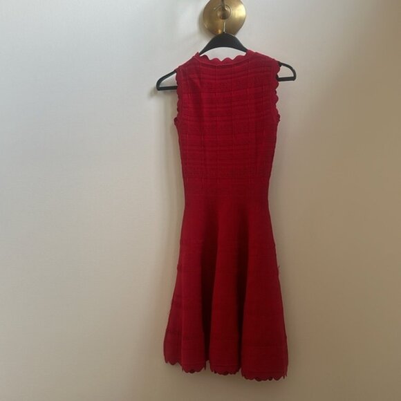 NWT Yigal Azrouel crew neck, knee length dress. 75% rayon and 25% nylon. - Picture 3 of 5